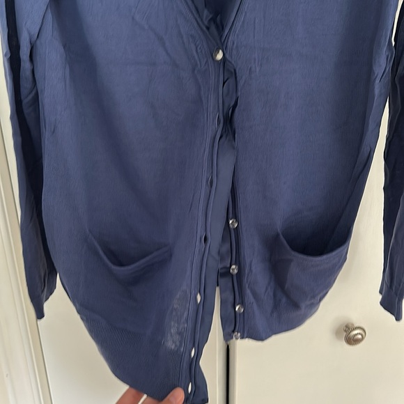 Blue Cardigan - Merino Wool - Picture 4 of 6